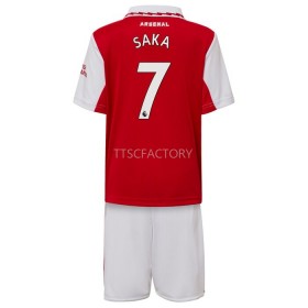 Camisolas de futebol Arsenal Saka 7 Criança Equipamento Principal 2022/23 Manga Curta